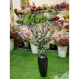 Cành Điểm Tuyết thân cổ cao 90cm - Cành giả cành điểm trang trí