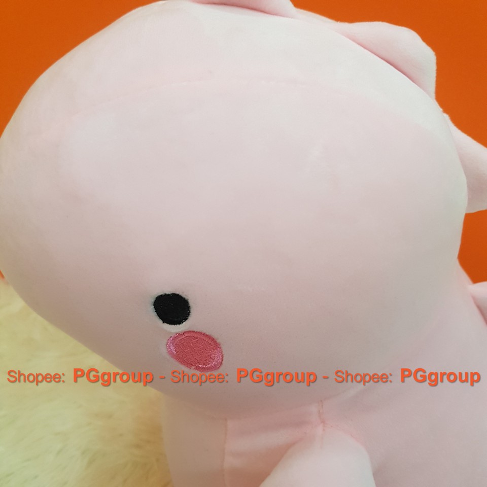 Khủng long má hồng, khủng long ngồi - Thú nhồi bông cao cấp PGGroup