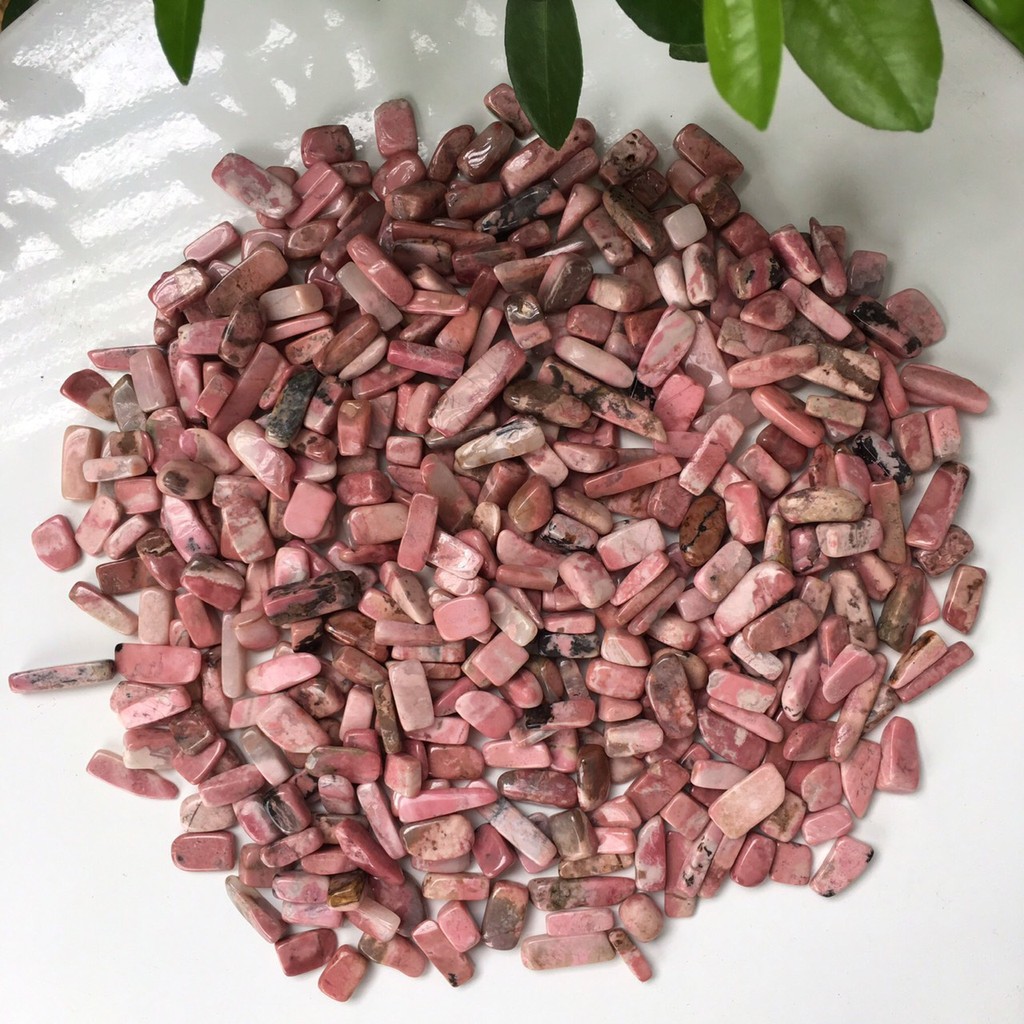 50gr Rhodonite Đá Tường Vy hồng thanh tẩy
