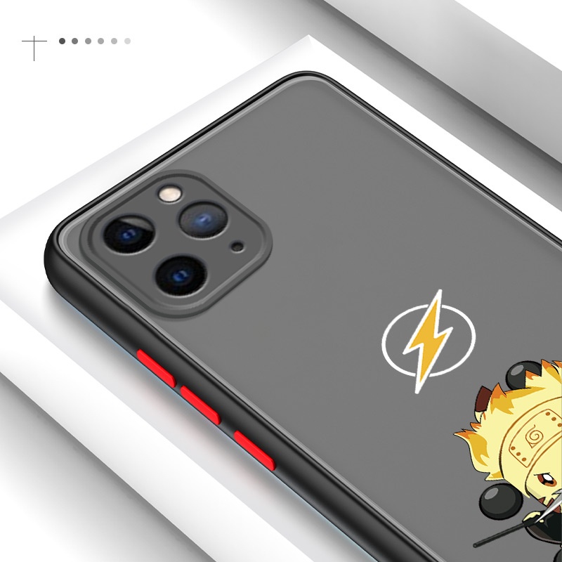 Ốp Điện Thoại In Hoạt Hình Pikachu Naruto Đáng Yêu Cho IPhone 11 12 Pro Max For Soft Case Phone Casing Camera Lens Protector Full Cover simple Silicone Cases mobile covers
