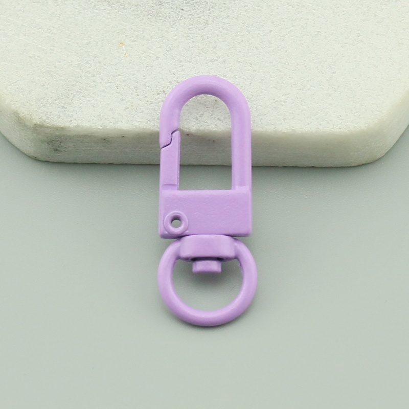 Set 20 Khóa Kim Loại Màu Sắc Kẹo Ngọt Dùng Để Làm Móc Khóa Diy