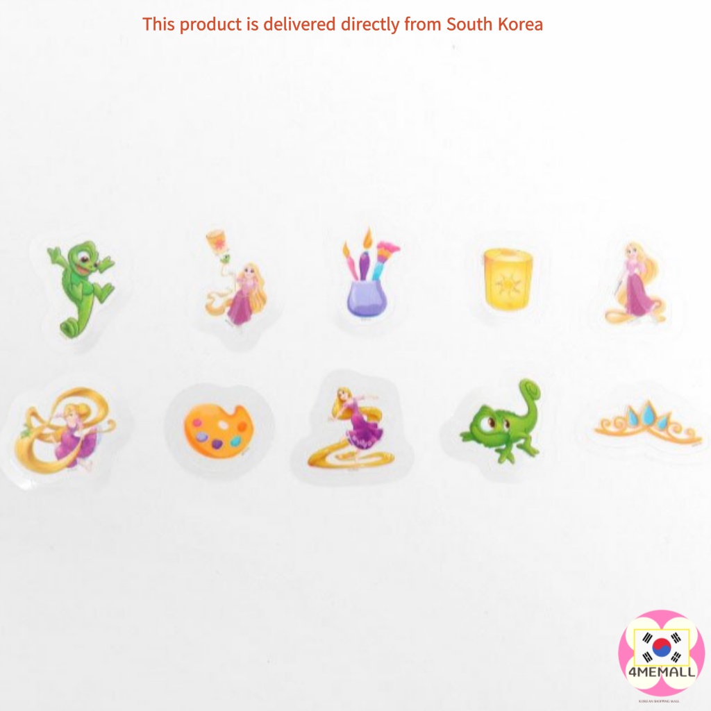 DAISO Bộ 60P Miếng Dán Trong Suốt Hình Công Chúa Disney Dùng Trang Trí Nhật Ký