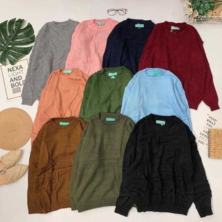 Áo len Miss Sumey tay dài mặc cặp, nhóm ulzzang thời trang VM Shop 20ALU10CN3101