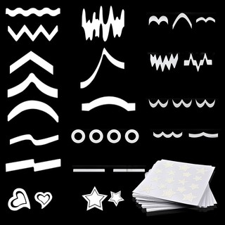 Set of specialized nail decoration stickers