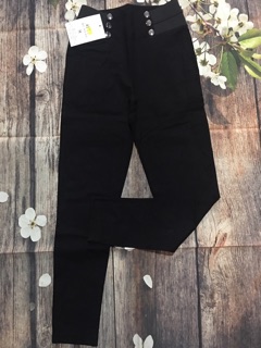 Quần Legging Cạp Cao Phối 6 Khuy