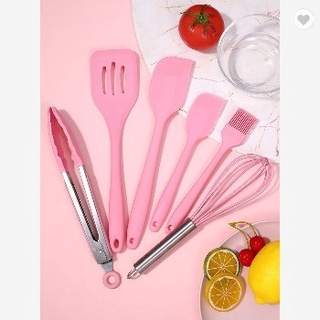 Bộ Thìa / Thìa Silicone Cấp Thực Phẩm 6 Trong 1
