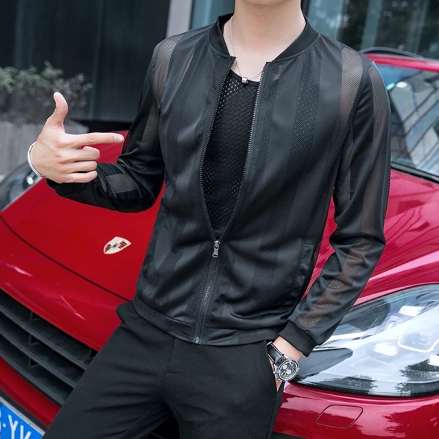 Áo dạng lưới thoáng mát , kiểu dáng thể thao , đủ màu đủ sz ,Combo cả bộ áo lót và áo dài tay..........................!