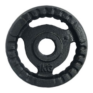 Phucthanhloisport_Tạ miếng gang tạ bánh gang 1kg màu đen