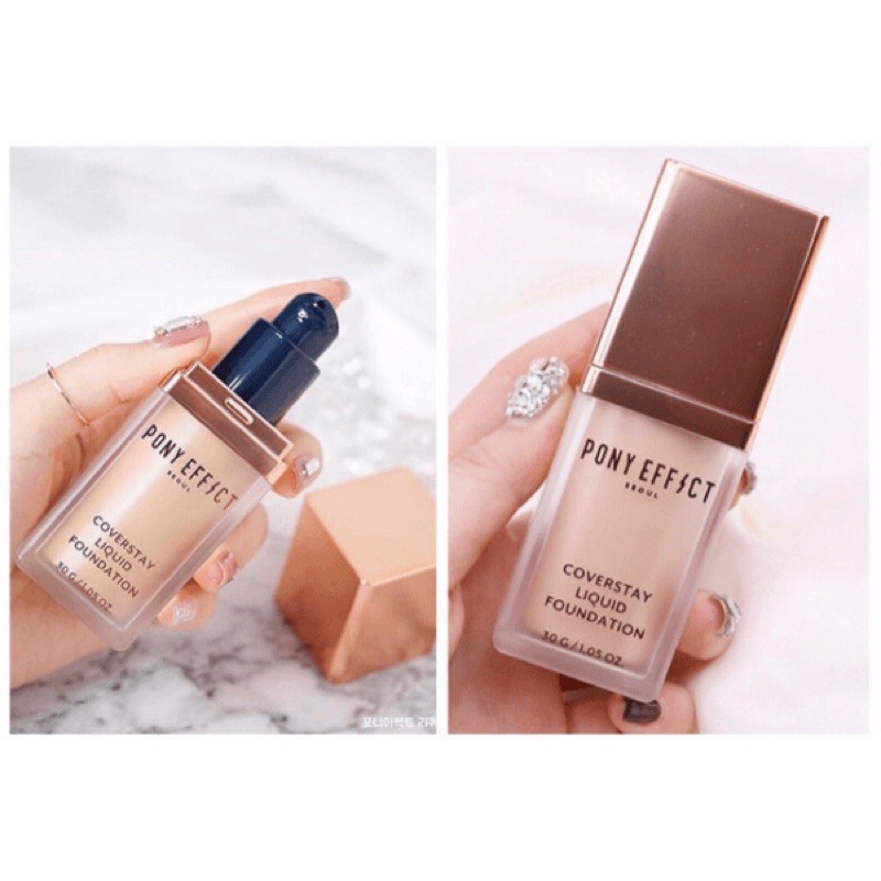 Kem nền Pony Effect Coverstay Liquid Foundation