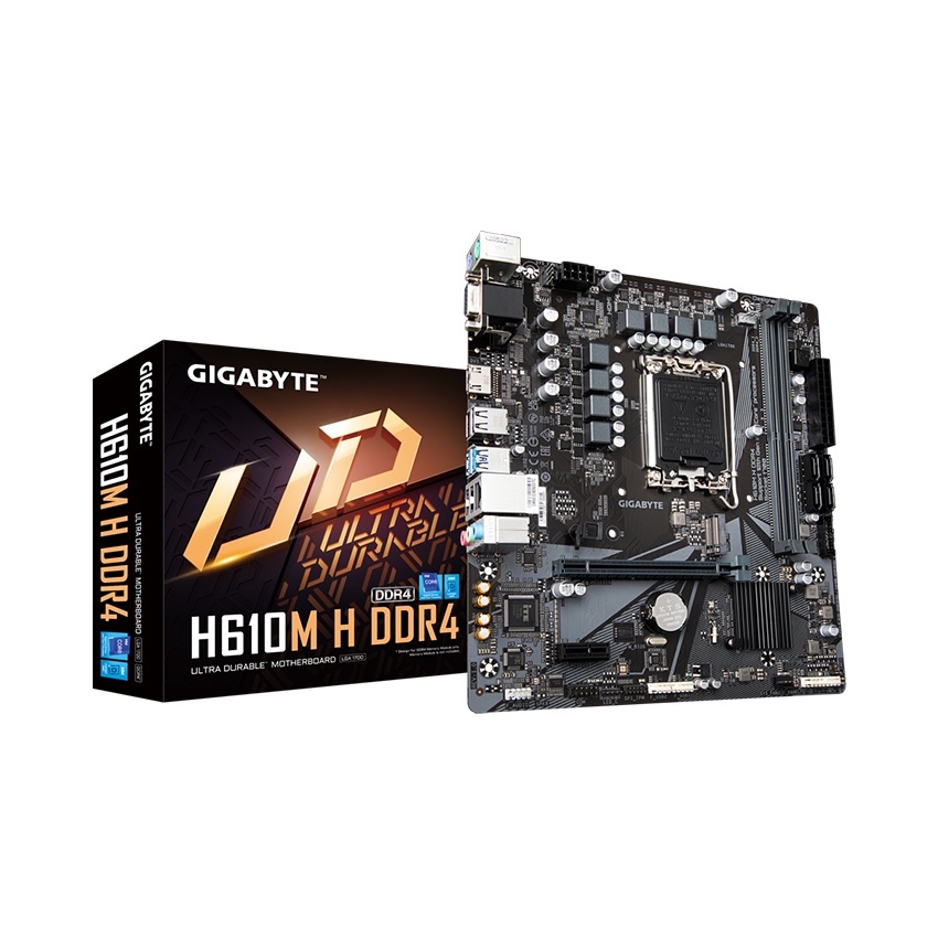 Bo mạch chủ Gigabyte H610M H DDR4 - Bảo hành chính hãng 36 Tháng