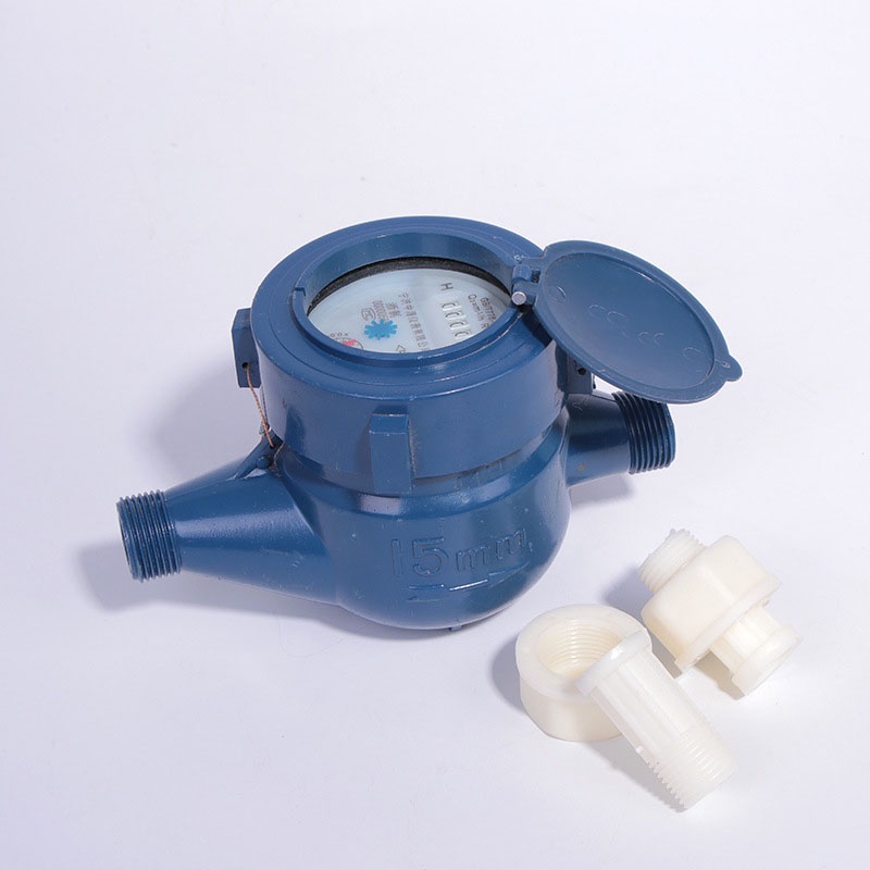 Đồng hồ nước, công tơ nước bằng nhựa ABS cao cấp loại 15mm dùng cho hệ thống đo lường lưu lượng nước