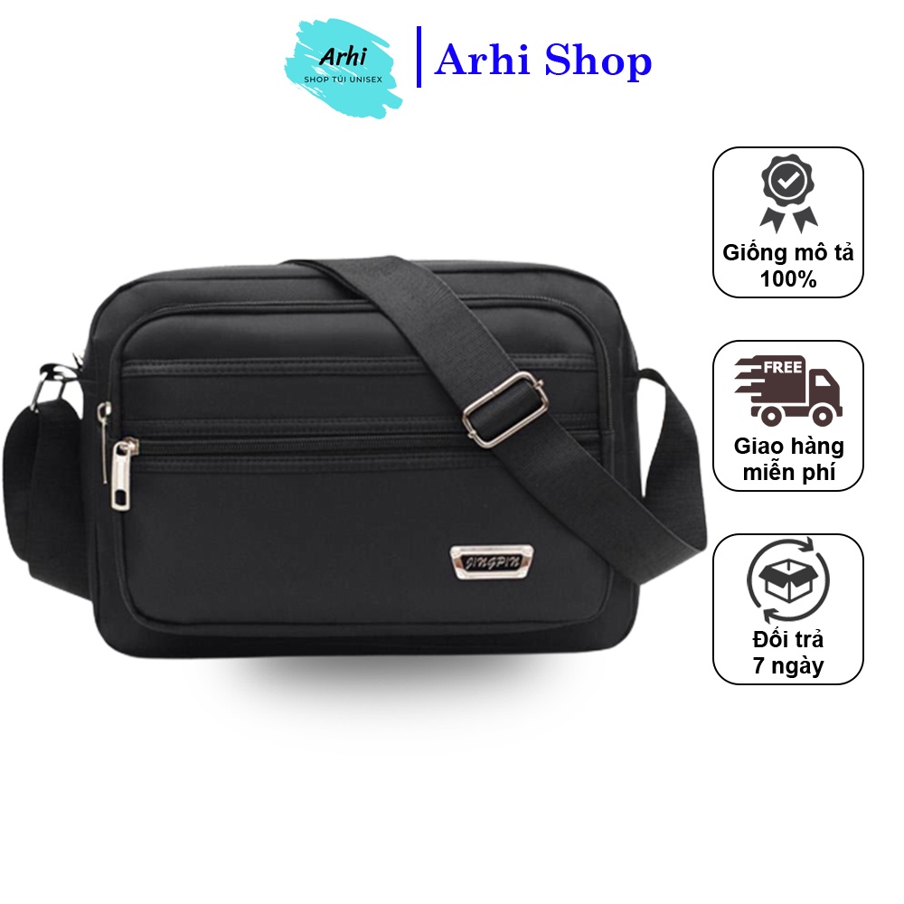 Túi Đeo Chéo Nam Nữ Mini Thời Trang Tiện Lợi Rộng Nhiều Ngăn Đựng Đồ Thoải Mái