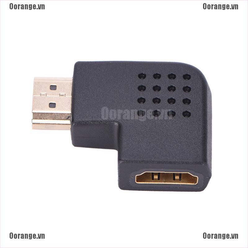 Đầu chuyển đổi vuông góc phích HDMI sang cổng HDMI cho TV tiện dụng