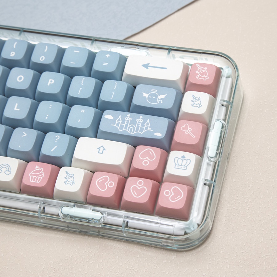 134 Phím Sky City Keycap XDA Profile Blue Powder PBT DYE-SUB Bàn phím cơ học Keycap
