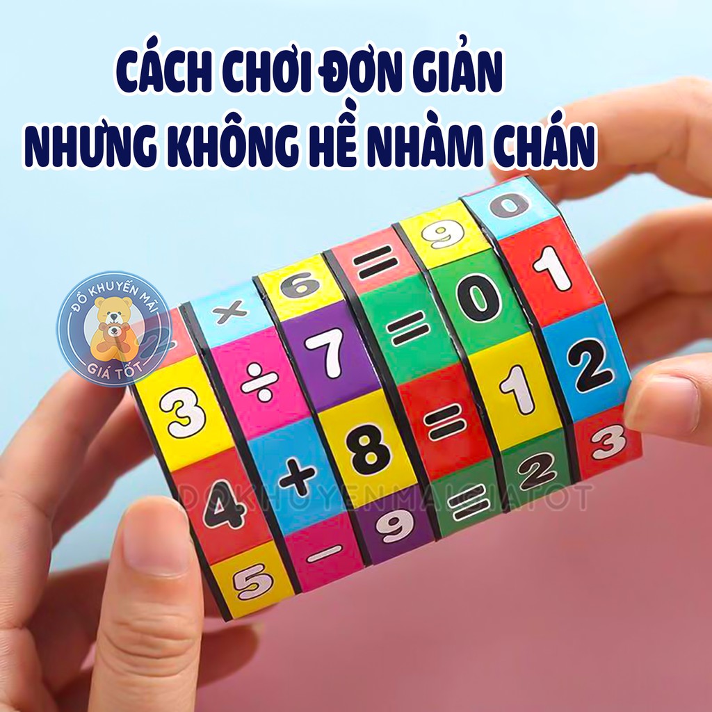 Rubik toán học giúp bé làm quen với các phép toán toán cộng trừ nhân chia 4369