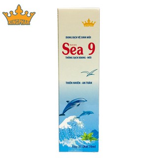 Sea 9 - DUNG DỊCH MUỐI BIỂN SÂU VỆ SINH XOANG MŨI, HỌNG CHO MỌI ĐỘ TUỔI.
