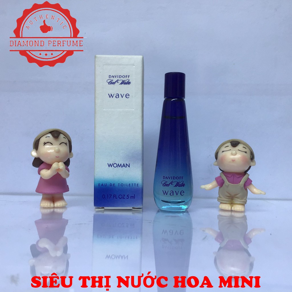 [ mini ] Nước hoa nữ Davidoff Cool Water Wave Woman EDT 5ml