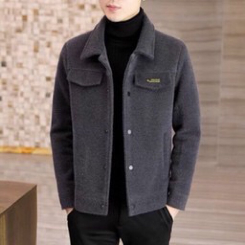 Áo khoác dạ nam cao cấp kiểu dáng sang trọng NP2534