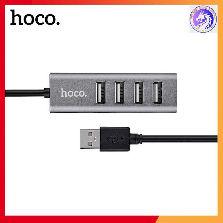 Sạc Chia 4 Cổng Hoco HB1 USB 2.0 - Sạc Được Nhiều Thiết Bị - Hàng Chính Hãng