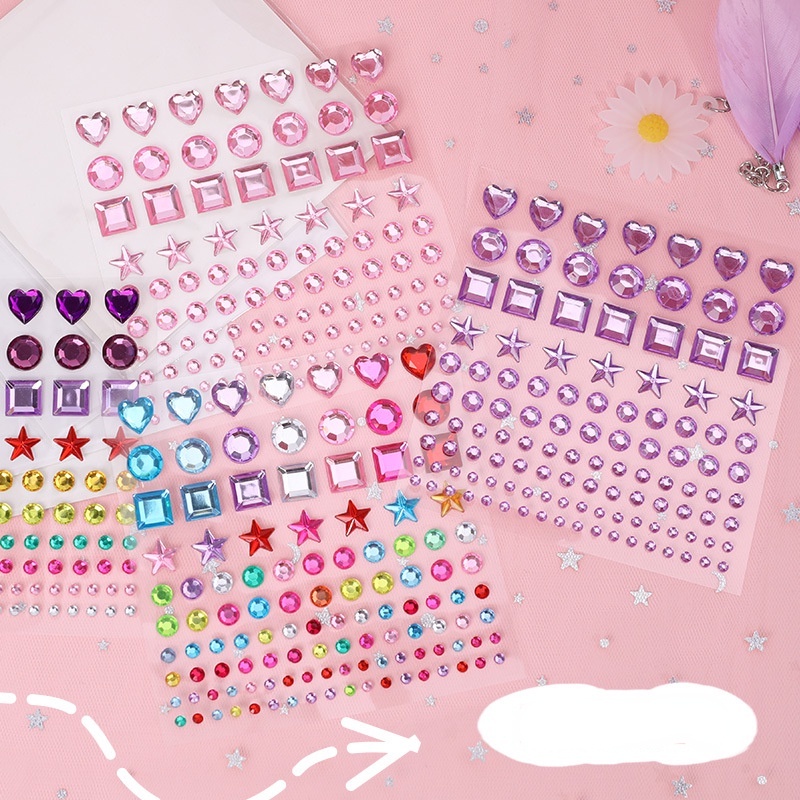Sticker Dán Trang Trí Hình Ngôi Sao Lấp Lánh DIY Dành Cho Trẻ Em