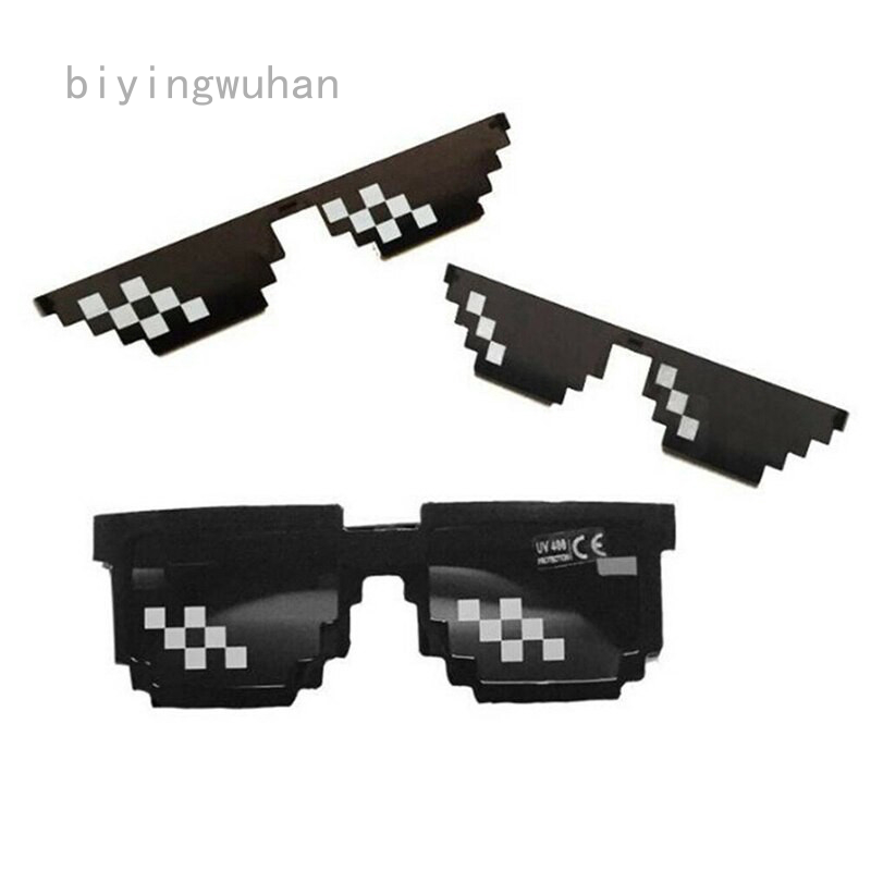 Biyingwuhan Kính Râm Pixel Phong Cách Mosaic Phổ Biến Cho Tiệc Tùng Cho Nam Và Nữ