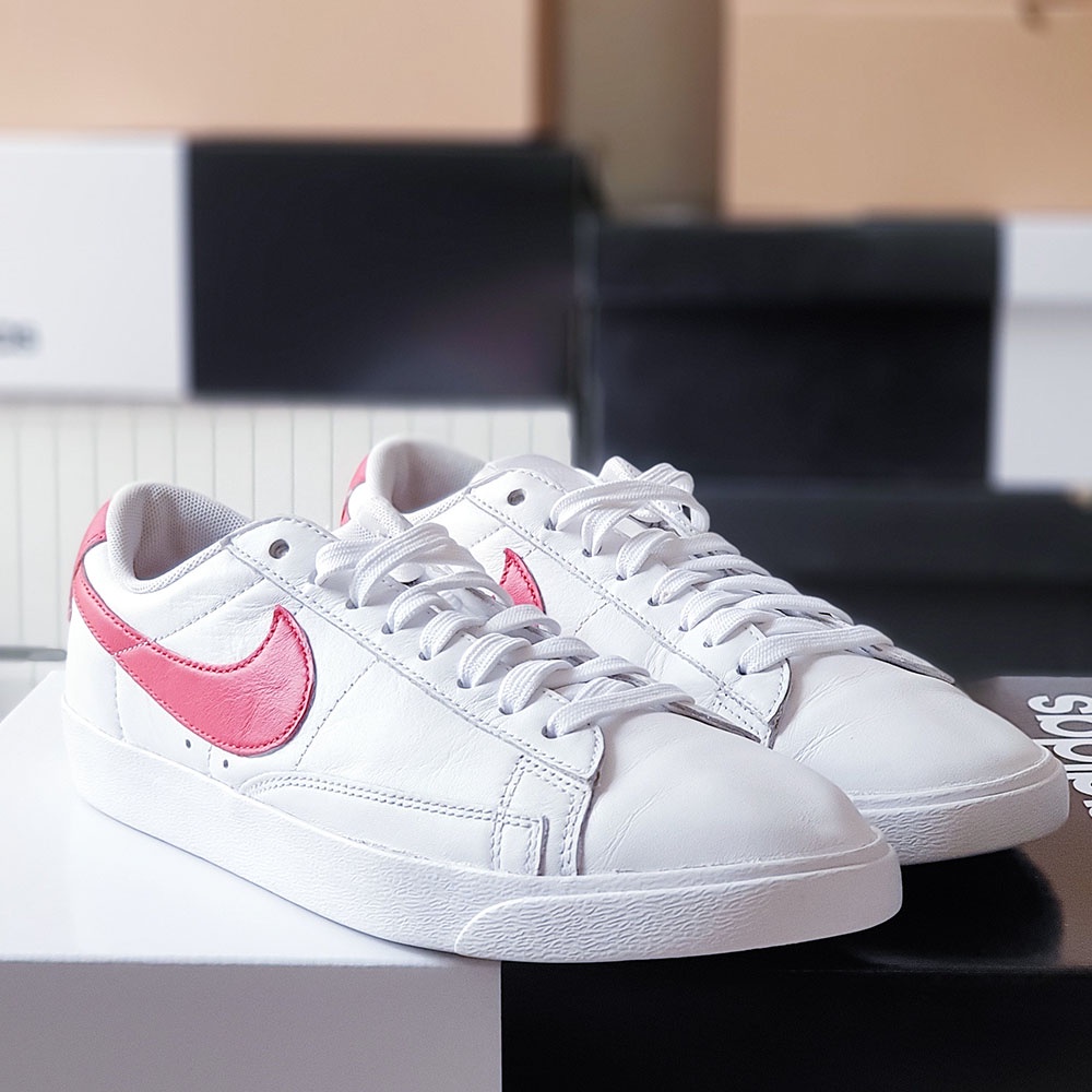 Giày Nike Blazer White Red, size 38.5, real 2hand