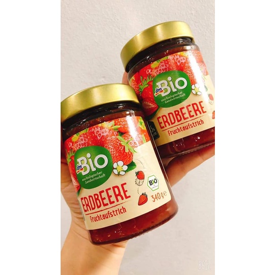 Mứt dâu tây hữu cơ DMBio (340g)