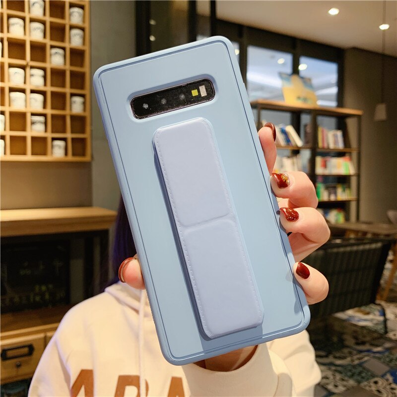 Bao Da Điện Thoại Có Dây Gài Cho samsung galaxy note 20 ultra s10 s21 ultra plus Ốp