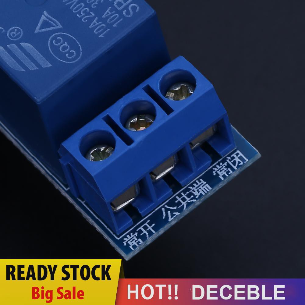 Deceble 5Pcs 1-Channel 5V Relay Module Shield for Arduino 1280 2560 ARM PIC AVR DSP