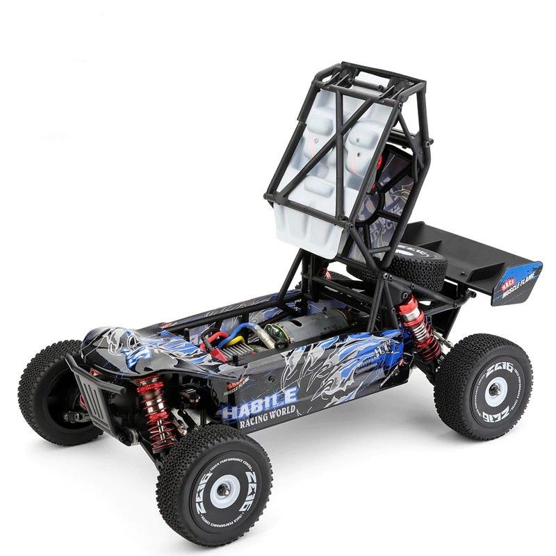 Xe điều khiển Wltoys 124018 124019 Cao Cấp 60km/h , Khung Trục Kim Loại