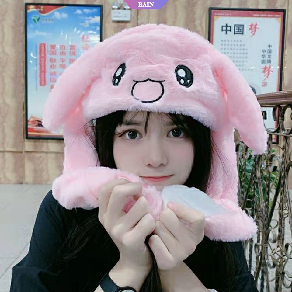 SANRIO Nón Tai Thỏ Giữ Ấm Đáng Yêu Dành Cho Nữ