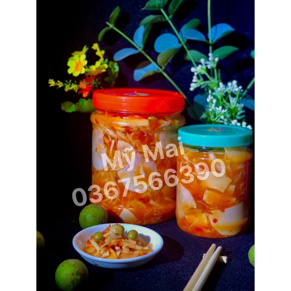 Măng ớt ngâm Mắc mật Tây Bắc 1,6L