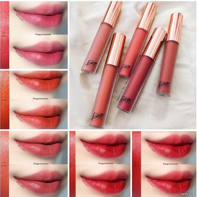 Son kem Bbia Last Velvet Lip Tint- ver 5 (BBIA 23 -BBIA24 -BBIA 25) | BigBuy360 - bigbuy360.vn