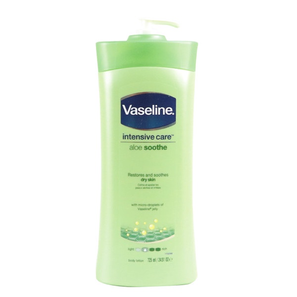 Dưỡng Thể Vaseline Intensive Care Aloe Soothe 725ml - BX3849