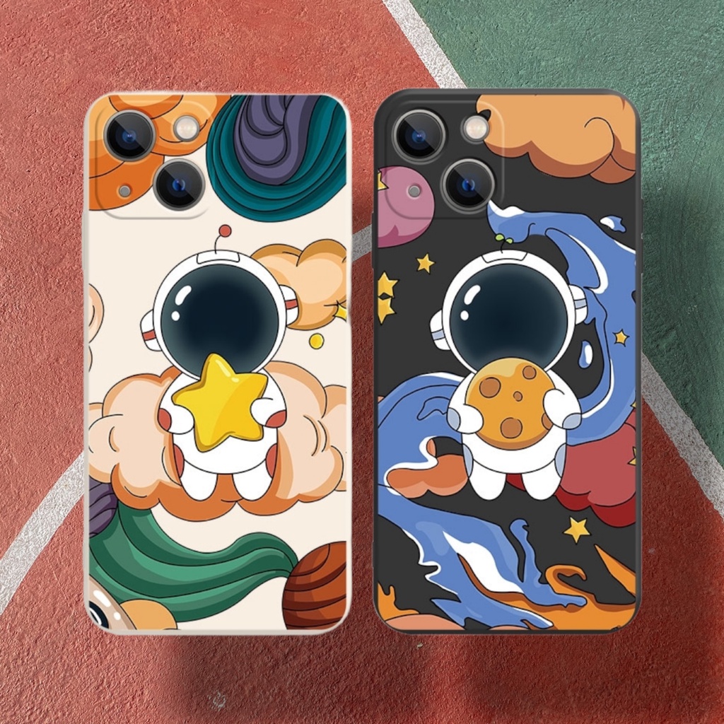 Ốp Vuông Phi hành gia Xiaomi Poco C40,Redmi Note 9,Note 9s,Note 9 Pro,Redmi Note 8,Note 8 Pro,Note 7,Note 5,Note 5 Pro