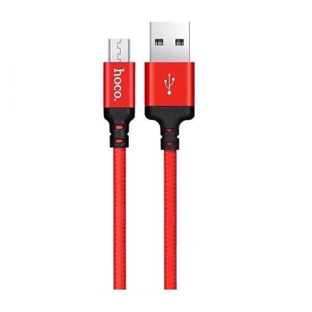 Cáp sạc nhanh Hoco X14 Micro Usb / Type C dây dù siêu bên chính hãng