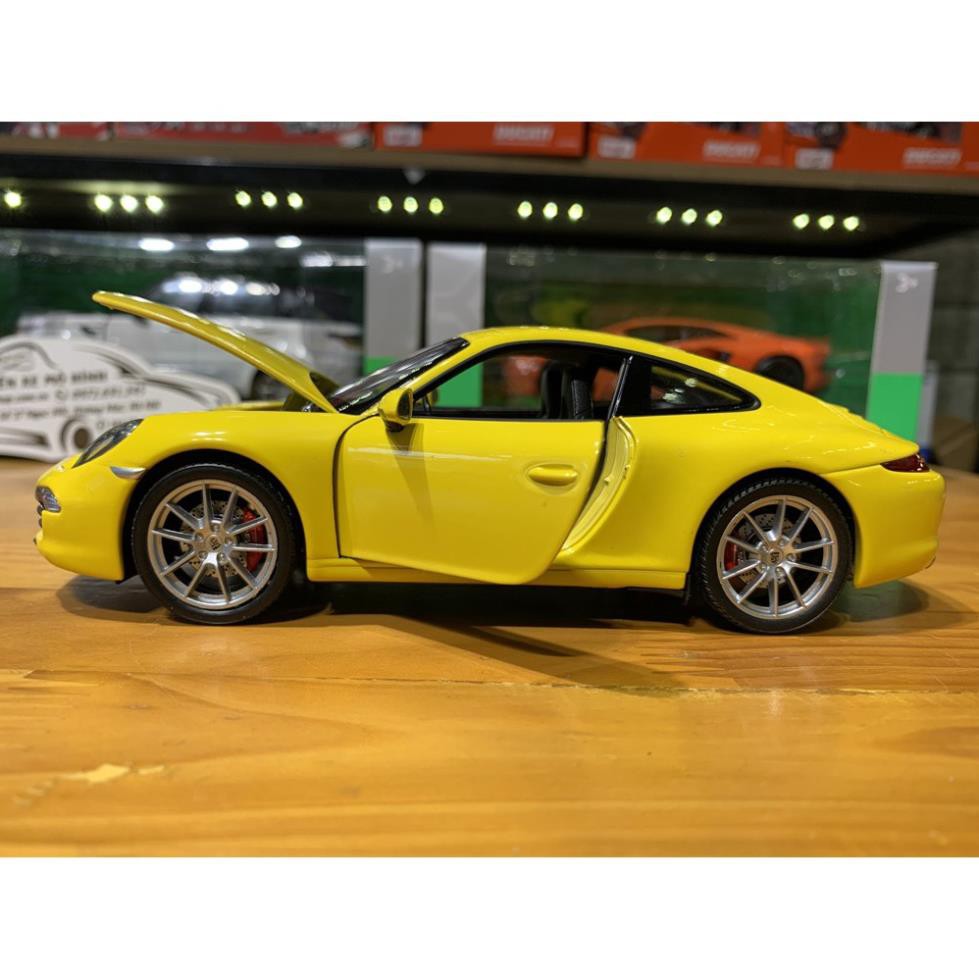 Mô hình xe ô tô Porsche 911 Carrera S Hãng Welly tỉ lệ 1:24