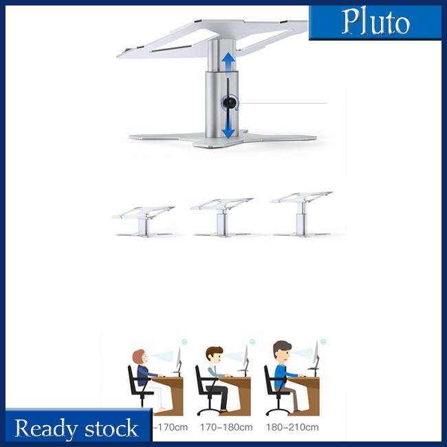 Mới Giá Đỡ Laptop Bằng Hợp Kim Nhôm Có Thể Điều Chỉnh Chống Trượt Tiện Dụng