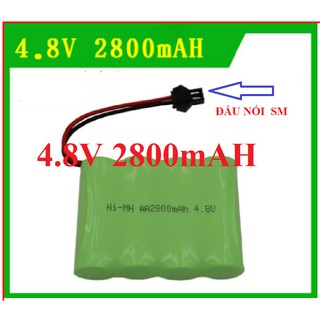 Pin 4.8v 2800mAH cho Xe Điều Khiển Dung Lượng Cao Ni-mh (Xanh lá )