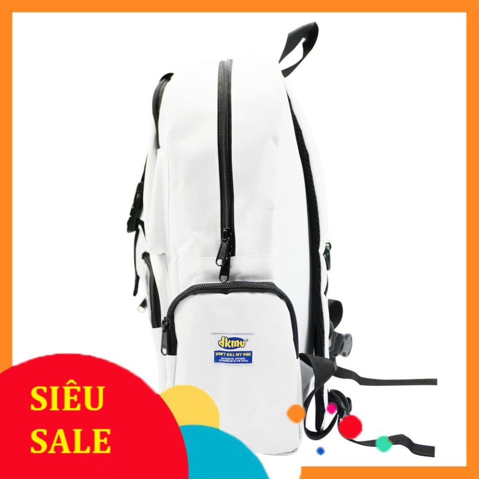 Sale - DKMV Balo Logo màu trắng Don't Kill My Vibe | Logo Backpack - White