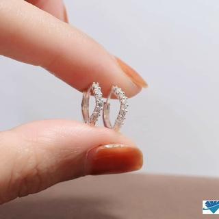 Khuyên tai bạc nữ hàng đá chữ v, khuyên bán lẻ chiếc
