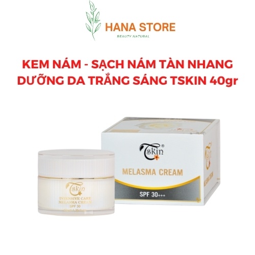 Kem Trắng Da Giảm Nám Tàn Nhang, Chống Nắng SPF 35+ TSkin  40gr Chính Hãng 100%