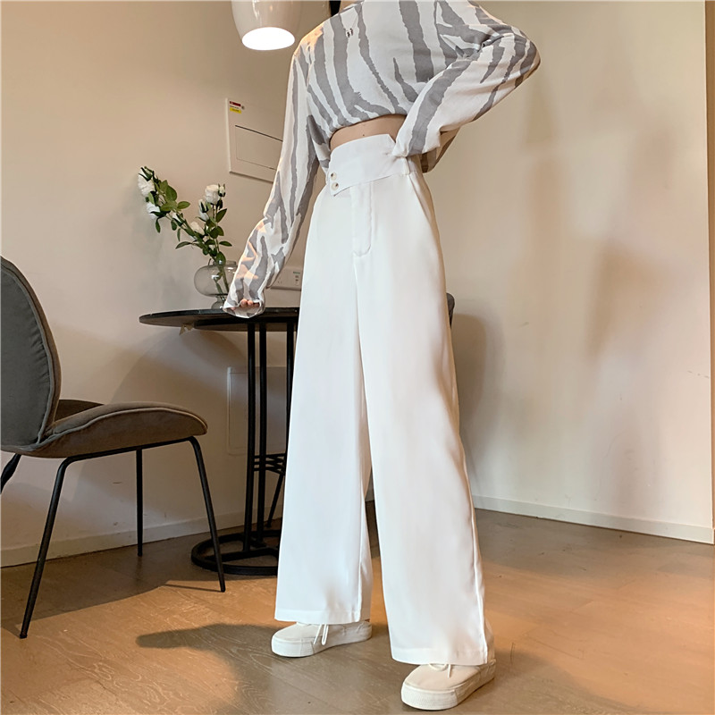 NRVP Quần suông dài ống rộng thời trang nữ