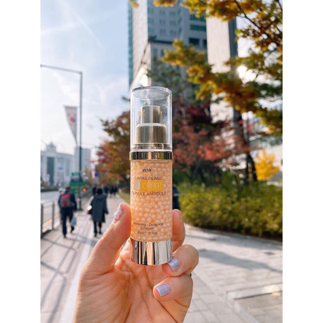 TINH CHẤT TRỨNG CÁ HỒI NGỌC TRAI GENIE CAVIAR PEARL AMPOULE 30ML