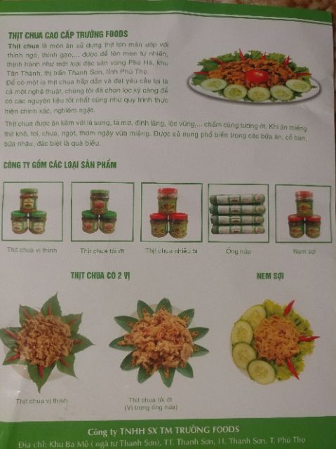 3 hộp thịt chua tỏi ớt  - Trường Foods | BigBuy360 - bigbuy360.vn