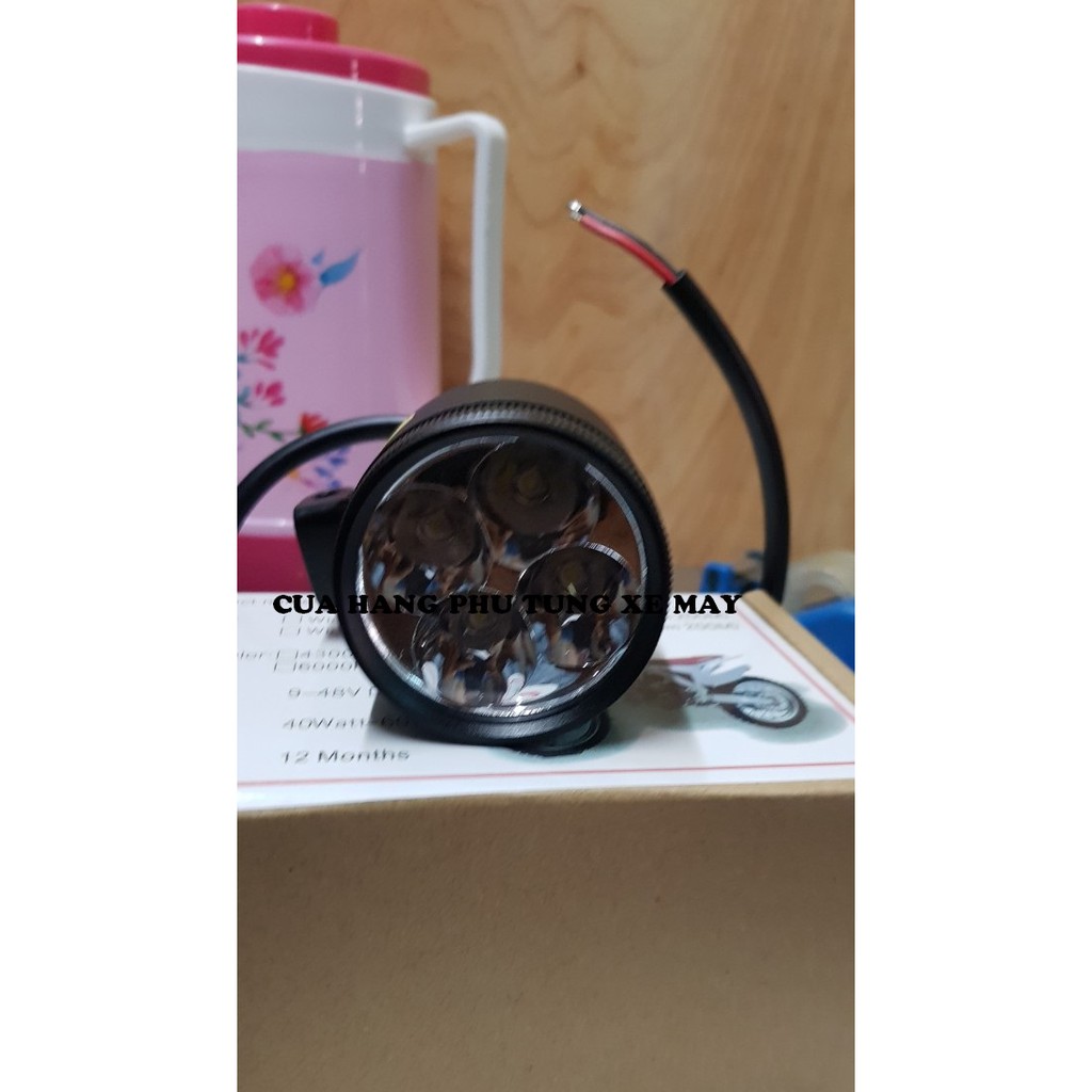 Đèn trợ sáng L4 cao cấp siêu sáng - tặng kèm công tắc