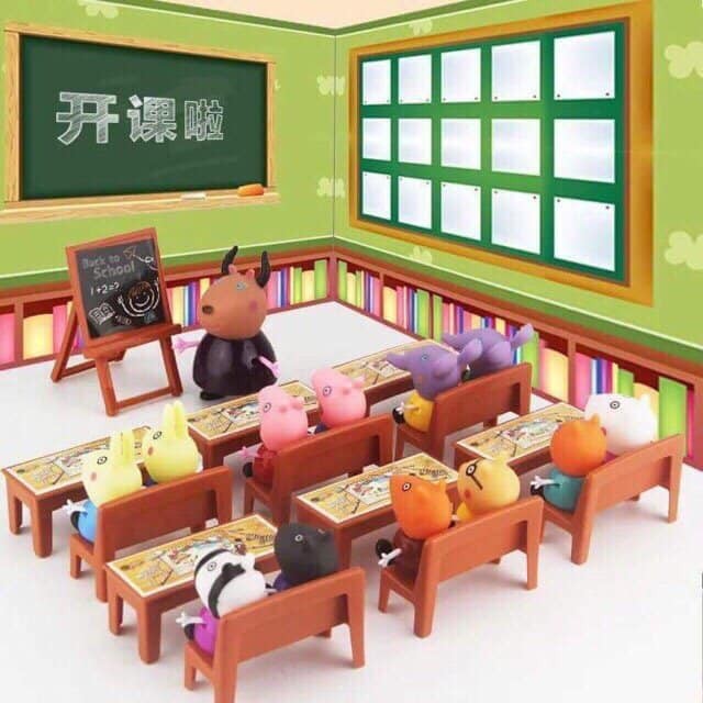 Đồ Chơi Lớp Học Heo Peppa Pig Cho Bé