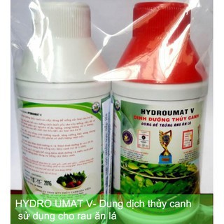 Bộ 5 cặp dung dịch thủy canh Hydro Umat V