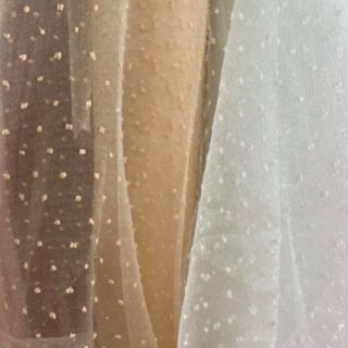 Vải organza hạt 2020