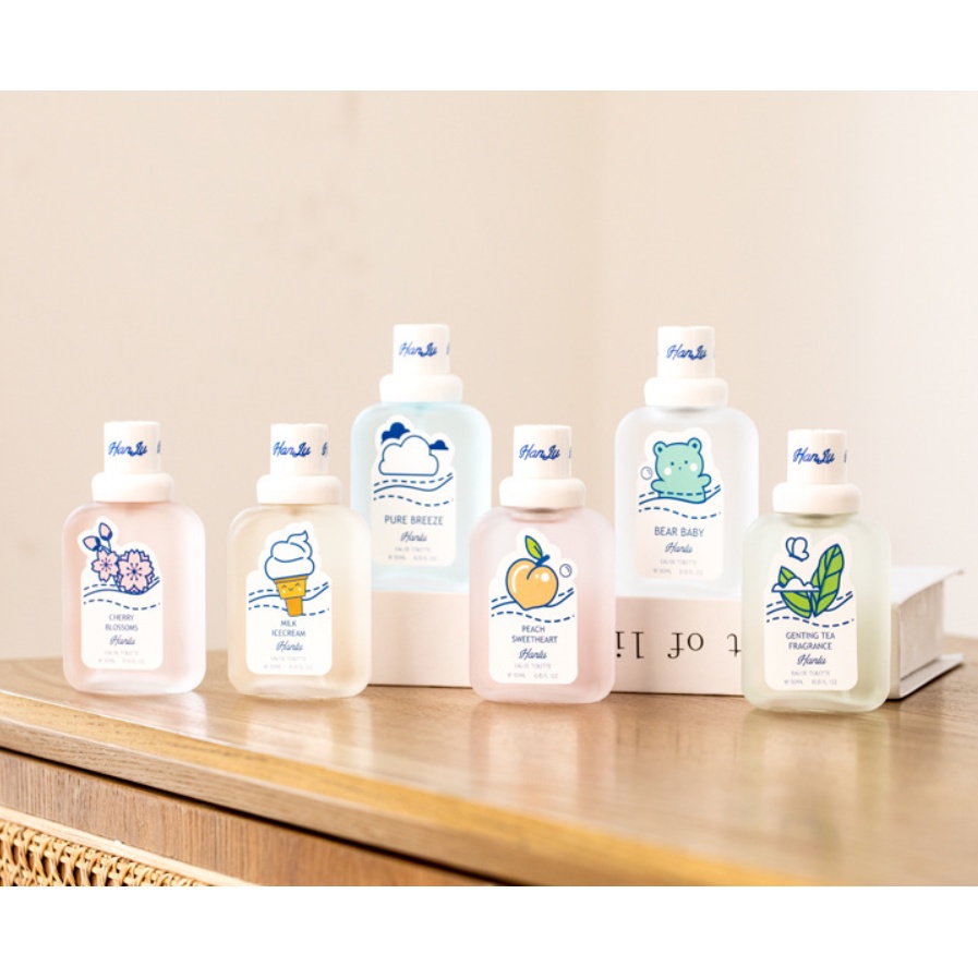 Nước hoa bodymist Hanlu Wustore 50ml thơm nhẹ giữ mùi lâu cho học sinh hàng ngày